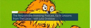 'Lessons from the Lorax' podcast