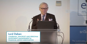 Why Climate Change Matters to Investors - Lord Deben video from our 3 October event