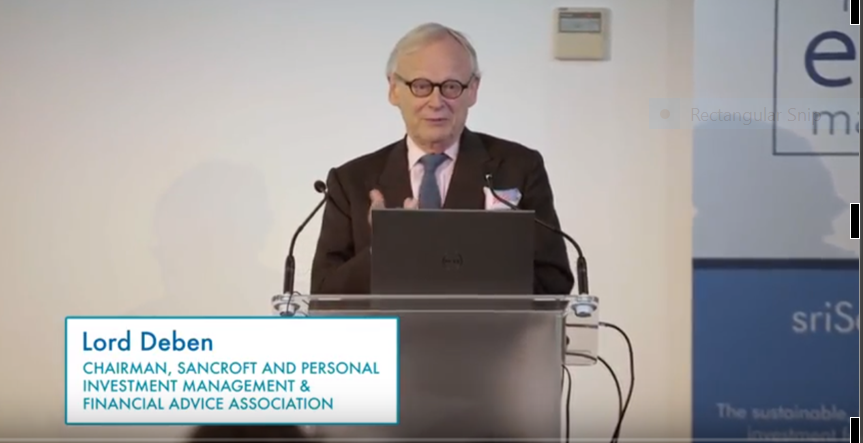 Why Climate Change Matters to Investors – Lord Deben video from our 3 October event
