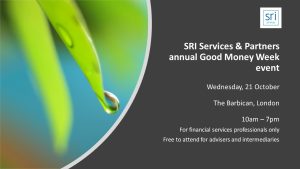 21 October 2020 'SRI Services & Partners' annual event registration