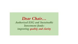 SRI Services welcomes new FCA 'ESG and Sustainable Investment Principles'