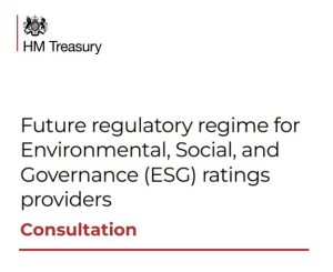 ESG ratings consultation