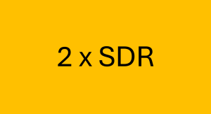 A tale of two SDRs -