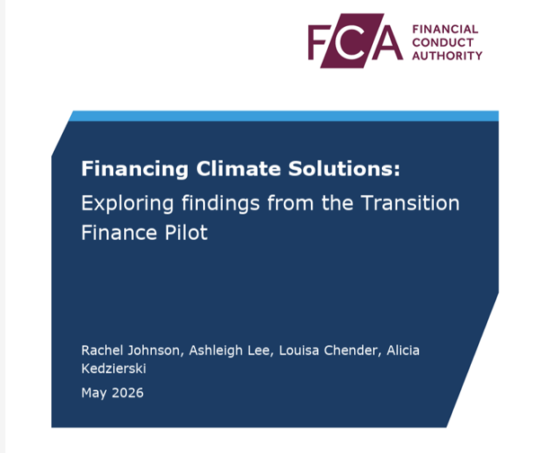 Financing climate solutions – FCA