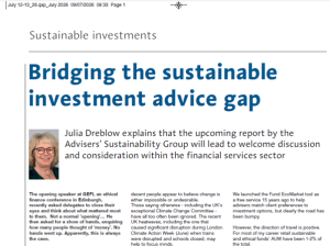 ILPM Bridging the sustainable investment advice gap
