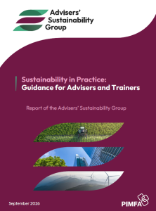 Advisers' Sustainability Group report launched